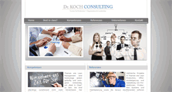 Desktop Screenshot of dr-koch-consulting.com